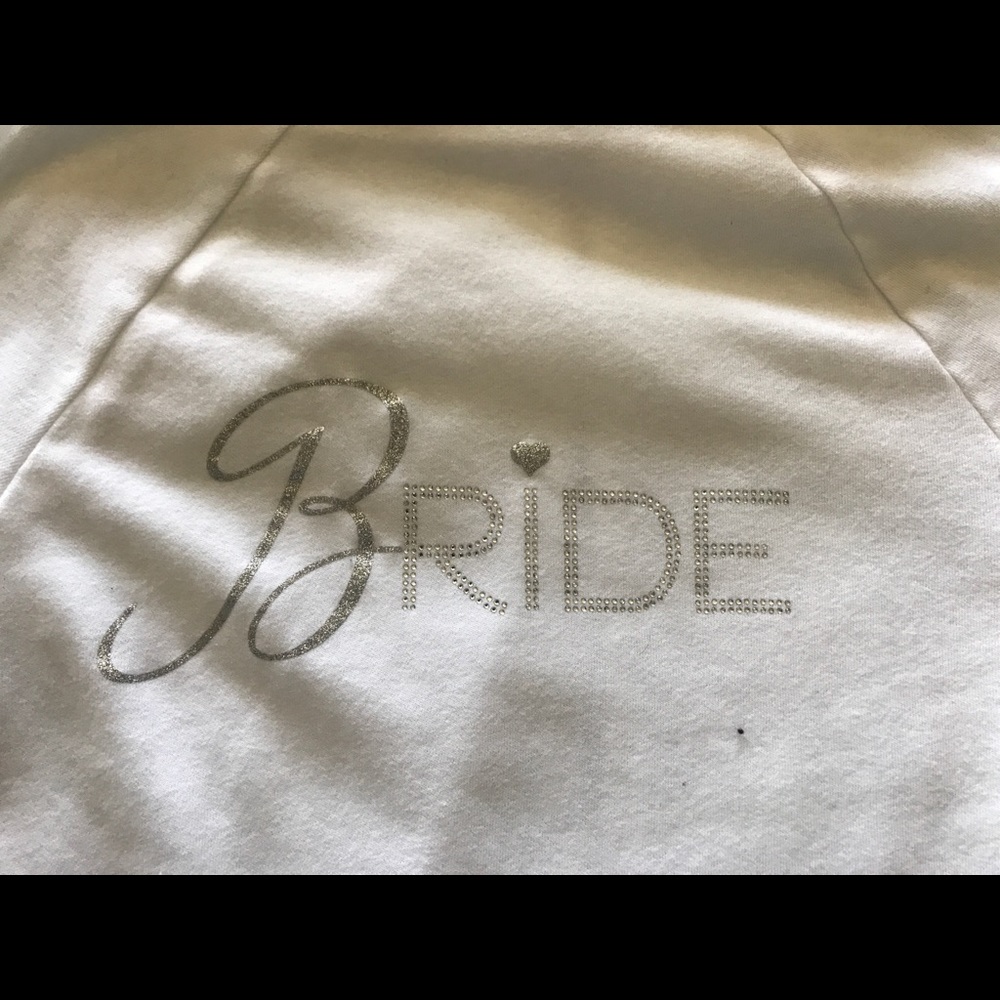 Victoria Secret Bride zip up sweatshirt